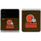 NFL Cleveland Browns Distressed Galaxy Z Flip4 5G Skin