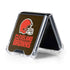 NFL Cleveland Browns Distressed Galaxy Z Flip5 5G Clear Case