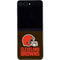 NFL Cleveland Browns Distressed Galaxy Z Flip5 5G Skin