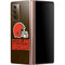 NFL Cleveland Browns Distressed Galaxy Z Fold2 5G Skin
