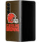 NFL Cleveland Browns Distressed Galaxy Z Fold4 5G Skin