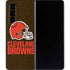 NFL Cleveland Browns Distressed Galaxy Z Fold4 5G Skin