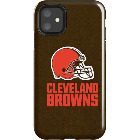 NFL Cleveland Browns Distressed iPhone 11 Impact Case