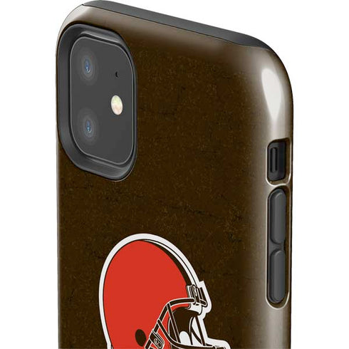 NFL Cleveland Browns Distressed iPhone 11 Impact Case