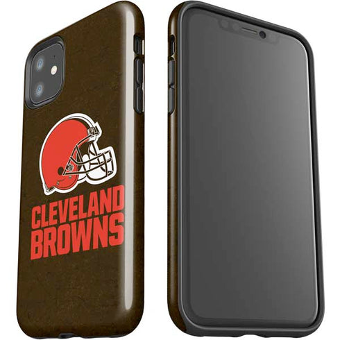 NFL Cleveland Browns Distressed iPhone 11 Impact Case