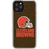 NFL Cleveland Browns Distressed iPhone 11 Pro Clear Case