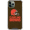 NFL Cleveland Browns Distressed iPhone 11 Pro Max Clear Case
