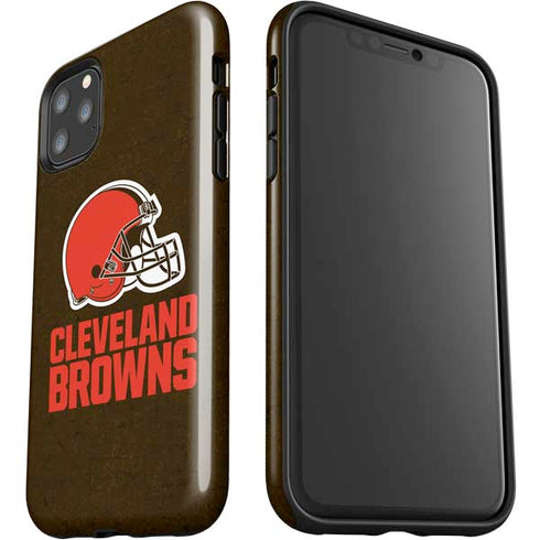 NFL Cleveland Browns Distressed iPhone 11 Pro Max Impact Case