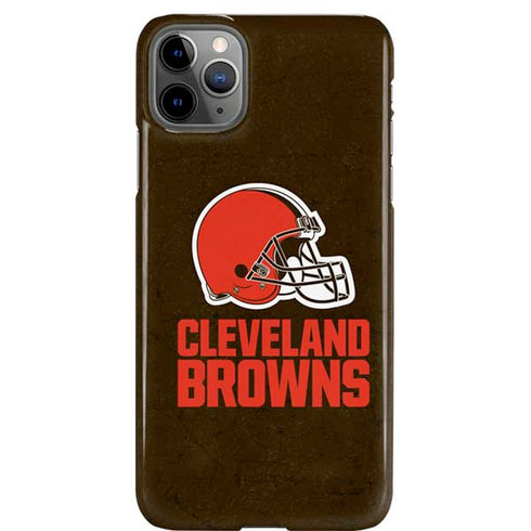NFL Cleveland Browns Distressed iPhone 11 Pro Max Lite Case