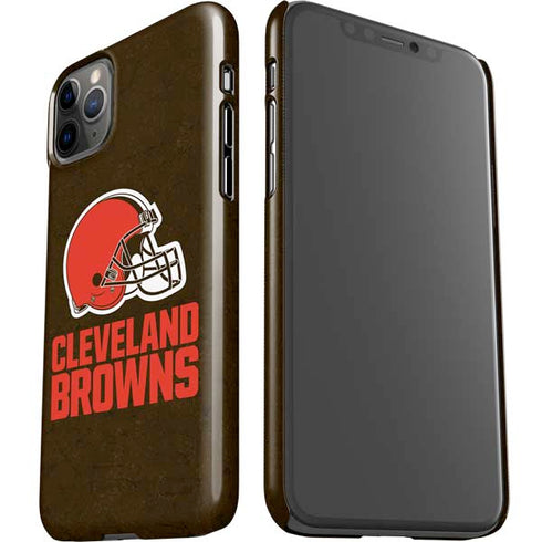 NFL Cleveland Browns Distressed iPhone 11 Pro Max Lite Case