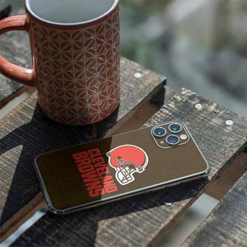 NFL Cleveland Browns Distressed iPhone 11 Pro Skin