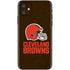 NFL Cleveland Browns Distressed iPhone 11 Skin