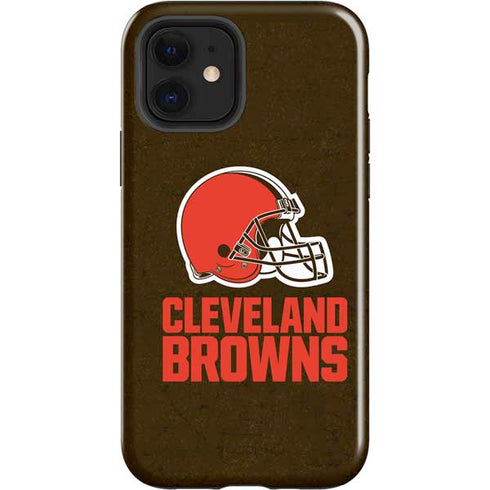 NFL Cleveland Browns Distressed iPhone 12 Impact Case