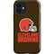 NFL Cleveland Browns Distressed iPhone 12 Impact Case