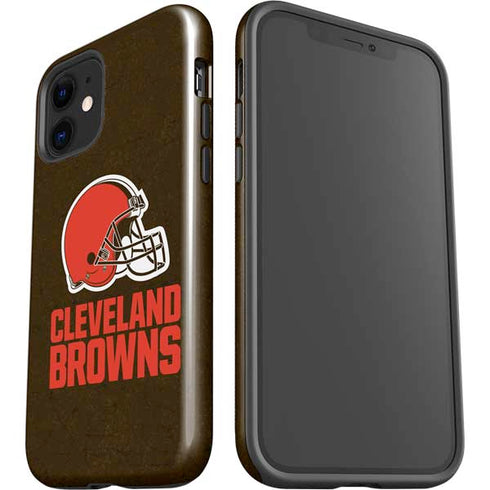 NFL Cleveland Browns Distressed iPhone 12 Impact Case