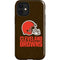 NFL Cleveland Browns Distressed iPhone 12 Mini Impact Case