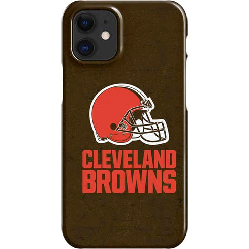 NFL Cleveland Browns Distressed iPhone 12 Mini Lite Case