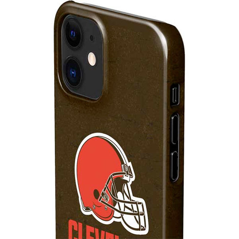 NFL Cleveland Browns Distressed iPhone 12 Mini Lite Case