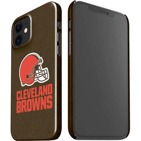 NFL Cleveland Browns Distressed iPhone 12 Mini Lite Case