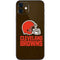 NFL Cleveland Browns Distressed iPhone 12 Mini Skin