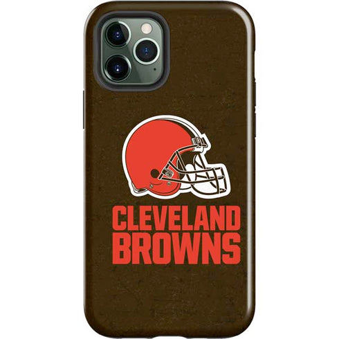 NFL Cleveland Browns Distressed iPhone 12 Pro Impact Case