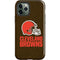 NFL Cleveland Browns Distressed iPhone 12 Pro Impact Case