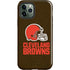 NFL Cleveland Browns Distressed iPhone 12 Pro Impact Case