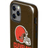 NFL Cleveland Browns Distressed iPhone 12 Pro Impact Case