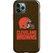 NFL Cleveland Browns Distressed iPhone 12 Pro Max Impact Case