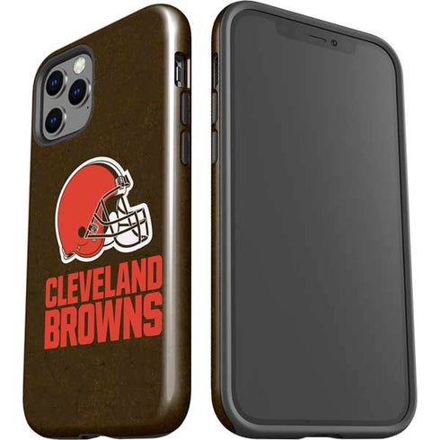 NFL Cleveland Browns Distressed iPhone 12 Pro Max Impact Case