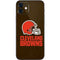 NFL Cleveland Browns Distressed iPhone 12 Skin