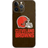 NFL Cleveland Browns Distressed iPhone 13 Pro Max Skin