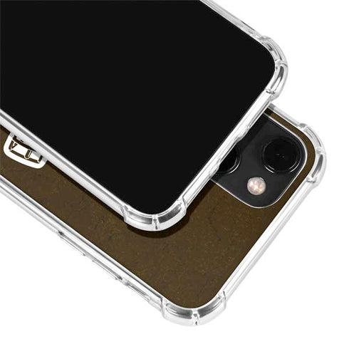 NFL Cleveland Browns Distressed iPhone 14 Plus Clear Case