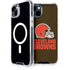 NFL Cleveland Browns Distressed iPhone 14 Plus MagSafe Case