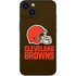 NFL Cleveland Browns Distressed iPhone 14 Plus Skin