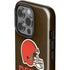 NFL Cleveland Browns Distressed iPhone 14 Pro Impact Case