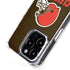NFL Cleveland Browns Distressed iPhone 15 Pro MagSafe Case