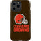 NFL Cleveland Browns Distressed iPhone 15 Pro Max Impact Case