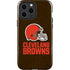 NFL Cleveland Browns Distressed iPhone 15 Pro Max Impact Case