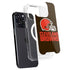 NFL Cleveland Browns Distressed iPhone 15 Pro Max MagSafe Case