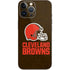 NFL Cleveland Browns Distressed iPhone 14 Pro Max Skin
