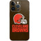 NFL Cleveland Browns Distressed iPhone 14 Pro Skin