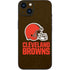NFL Cleveland Browns Distressed iPhone 14 Skin