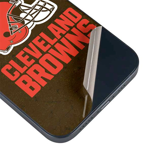 NFL Cleveland Browns Distressed iPhone 14 Skin