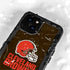 NFL Cleveland Browns Distressed iPhone 15 Waterproof Case