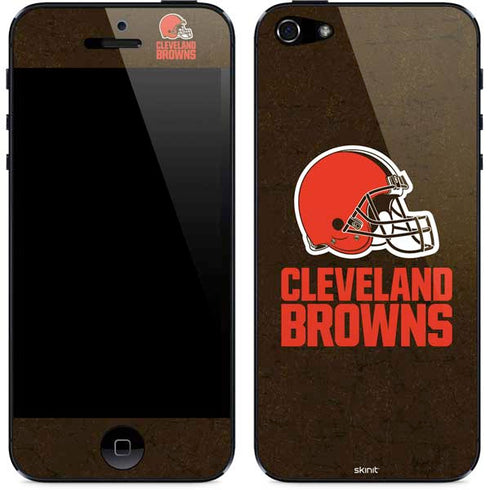 NFL Cleveland Browns Distressed iPhone 5/5s/5SE Skin