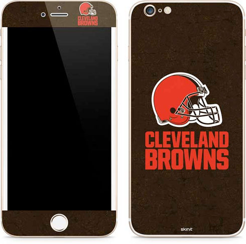 NFL Cleveland Browns Distressed iPhone 6/6s Plus Skin