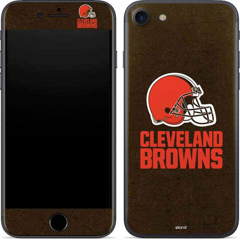 NFL Cleveland Browns Distressed iPhone 7 Skin