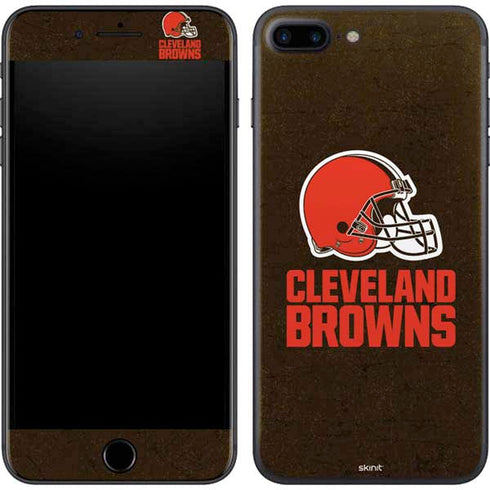 NFL Cleveland Browns Distressed iPhone 8 Plus Skin