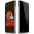 NFL Cleveland Browns Distressed iPhone SE (2nd & 3rd Gen) Clear Case
